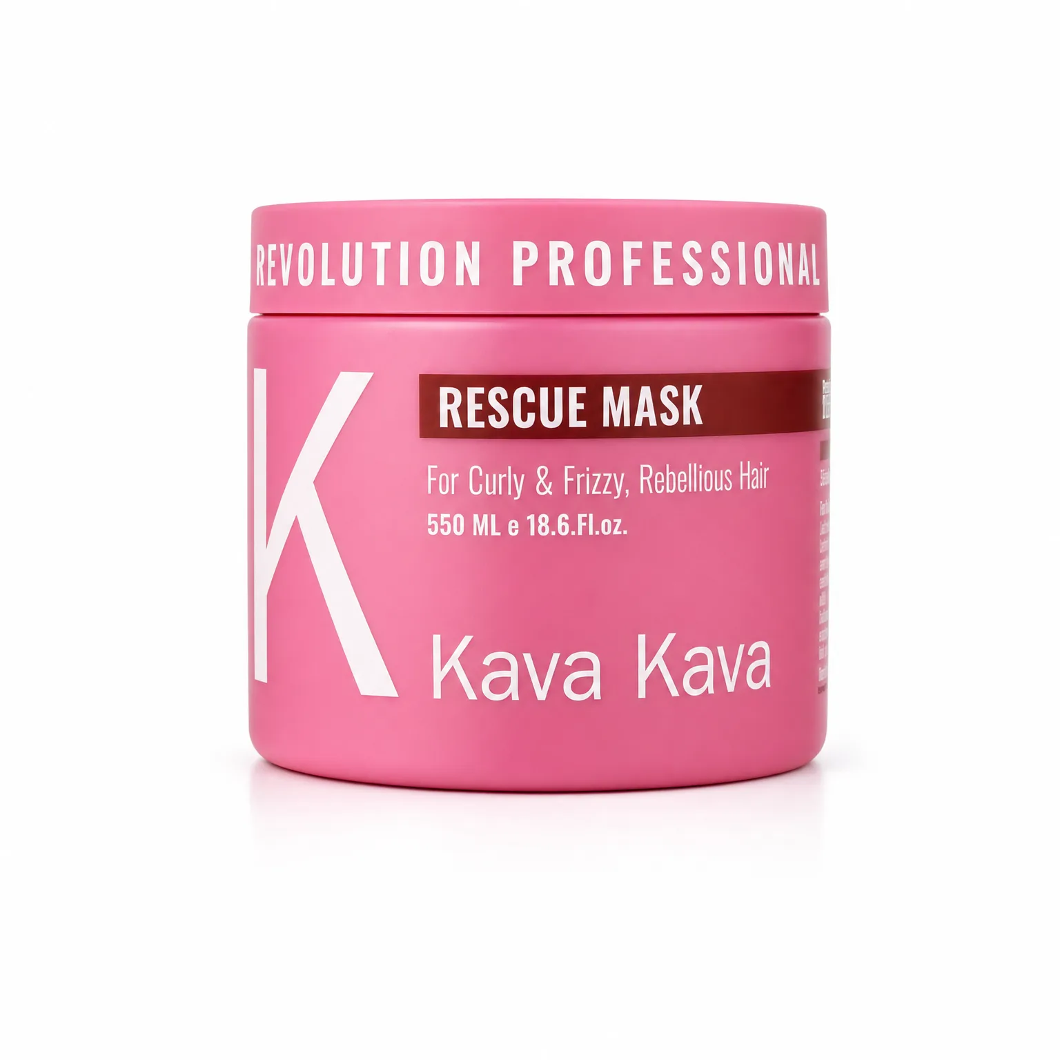 מסכת רסקיו אינטנסיבית לשיער מתולתל 550 מ"ל - Kava Kava
